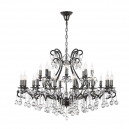 Isola E 1.1.24.200 NB Хрустальная подвесная люстра Dio D`arte (Дио Дарте), Asfour, Isola Nickel black