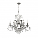 Alessandria E 1.1.6.600 N Хрустальная подвесная люстра Dio D`arte (Дио Дарте), Elite, Alessandria Nickel