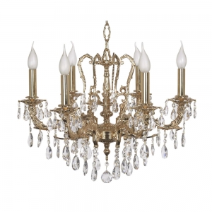 Aosta E 1.1.6.600 G Хрустальная подвесная люстра Dio D`arte (Дио Дарте), Elite, Aosta Gold