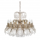 Alessandria E 1.1.16.200 G Хрустальная подвесная люстра Dio D`arte (Дио Дарте), Asfour, Alessandria Gold