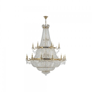 Lodi E 1.7.18.100 G Хрустальная подвесная люстра Dio D`arte (Дио Дарте), Elite, Lodi Gold