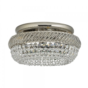 Bari E 1.4.35.100 N Хрустальная потолочная люстра Dio D`arte (Дио Дарте), Elite, Bari Nickel