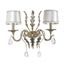 Firenze E 2.1.2.200 G Хрустальное бра Dio D`arte (Дио Дарте), Asfour, Firenze Gold