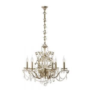 Forli E 1.1.6.200 G Хрустальная подвесная люстра Dio D`arte (Дио Дарте), Asfour, Forli Gold