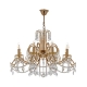 Alessandria E 1.1.8.600 G Хрустальная подвесная люстра Dio D`arte (Дио Дарте), Elite, Alessandria Gold