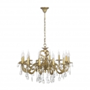 Siena E 1.1.12.200 AG Хрустальная подвесная люстра Dio D`arte (Дио Дарте), Asfour, Siena Antique gold