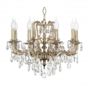 Aosta E 1.1.8.600 G Хрустальная подвесная люстра Dio D`arte (Дио Дарте), Elite, Aosta Gold