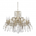 Alessandria E 1.1.10.200 G Хрустальная подвесная люстра Dio D`arte (Дио Дарте), Asfour, Alessandria Gold