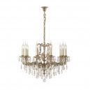 Aosta E 1.1.10.200 GB Хрустальная подвесная люстра Dio D`arte (Дио Дарте), Asfour, Aosta Gold black