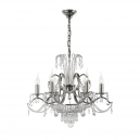 Alessandria E 1.1.6.200 N Хрустальная подвесная люстра Dio D`arte (Дио Дарте), Asfour, Alessandria Nickel