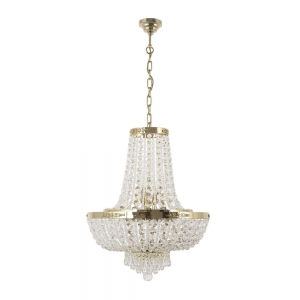 Lodi E 1.5.50.200 G Хрустальная подвесная люстра Dio D`arte (Дио Дарте), Asfour, Lodi Gold