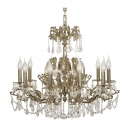 Sorrento E 1.1.10.200 G Хрустальная подвесная люстра Dio D`arte (Дио Дарте), Asfour, Sorrento Gold