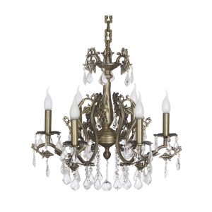 Sorrento E 1.1.6.200 A Хрустальная подвесная люстра Dio D`arte (Дио Дарте), Asfour, Sorrento Antique