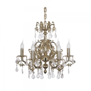 Sorrento E 1.1.6.200 G Хрустальная подвесная люстра Dio D`arte (Дио Дарте), Asfour, Sorrento Gold