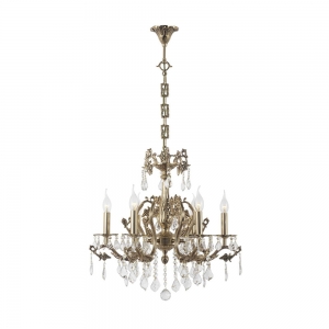 Sorrento E 1.1.6.200 GB Хрустальная подвесная люстра Dio D`arte (Дио Дарте), Asfour, Sorrento Gold black