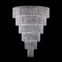 Bergamo E 1.11.120.201 N Каскадная люстра Dio D`arte (Дио Дарте), Bergamo Nickel