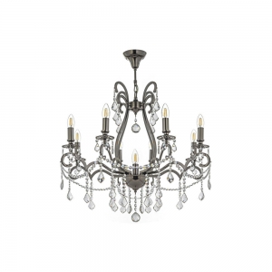 Isola E 1.1.8.600 NB Подвесная люстра Dio D`arte (Дио Дарте), Isola Nickel black