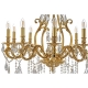 Barolo E 1.1.10.600 CG Подвесная люстра Dio D`arte (Дио Дарте), Barolo Gold