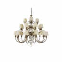 31010+12/C black brass без абажуров (М0070494) Большая люстра Newport, 3100