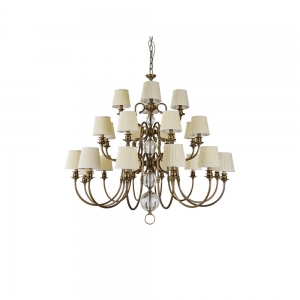 31010+12/C black brass без абажуров (М0070494) Большая люстра Newport, 3100