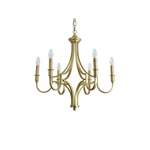 3456/C brass (М0070514) Большая люстра Newport