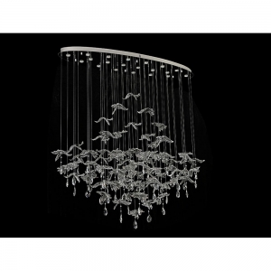 8220/140 С oval chrome (М0071691) Каскадная люстра Newport, 8200