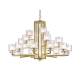 4412+6+3/C mat.gold (М0071516) Люстра Newport, 4400