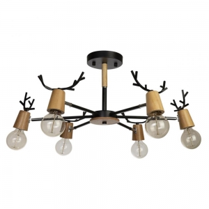 10024/6 Black Люстра на штанге LOFT IT, Sven