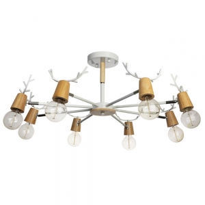 10024/8 White Люстра на штанге LOFT IT, Sven