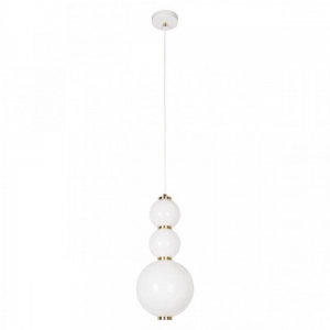 10205/D Подвесной светодиодный светильник с белыми плафонами LOFT IT, Pearls