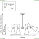 816061 Подвесная люстра Lightstar (Лайтстар), Dumo