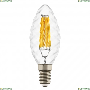 933702 ЛАМПА Led FILAMENT 220V C35 E14 6W (65W) 400-430LM 360G CL 3000K 30000H Lightstar (Лайтстар), LED