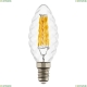 933702 ЛАМПА Led FILAMENT 220V C35 E14 6W (65W) 400-430LM 360G CL 3000K 30000H Lightstar (Лайтстар), LED