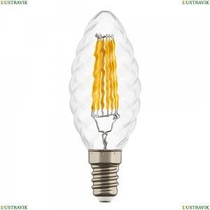 933704 ЛАМПА Led FILAMENT 220V C35 E14 6W (65W) 400-430LM 360G CL 4000K 30000H Lightstar (Лайтстар), LED