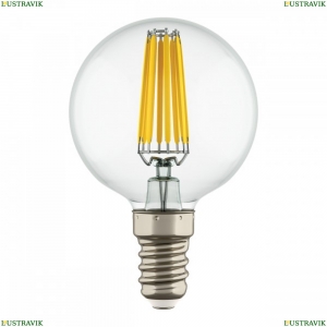 933802 Филаментная светодиодная лампа E14 6W 2800K (теплый) G50 Led Lightstar, Led