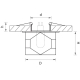 4060 Встраиваемый светильник Lightstar, Romb