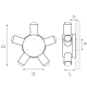 380653 Светильник светодиодный уличный Dito Lightstar, Dito
