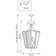 744157 Подвесной светильник Lightstar, Castello