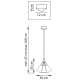 757150 Подвесной светильник Cone Lightstar, Cone