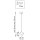805502 Подвесой светильник Qubica Lightstar, Qubica