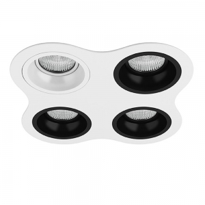 D64606070707 Встраиваемый точечный светильник Domino Round Lightstar, Domino