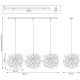 L3PL721134 Люстра подвесная Extra Lightstar, Extra
