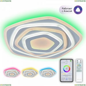 CL737A54E Светодиодная люстра с поддержкой ''Алиса'' и пультом Citilux (Ситилюкс), Триест Смарт