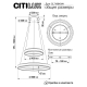 Citilux Дуэт CL719641 LED Люстра подвесная с пультом Чёрная