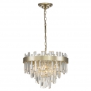 Citilux Лаура CL301262 Люстра хрустальная подвесная Шампань