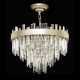 Citilux Лаура CL301262 Люстра хрустальная подвесная Шампань