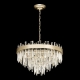 Citilux Лаура CL301292 Люстра хрустальная подвесная Шампань