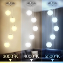 Citilux Адам Смарт CL228A051 RGB LED Умная каскадная люстра Матовый Хром