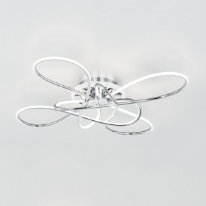 Citilux Джемини CL229B141E LED RGB Люстра с пультом Хром