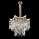 Citilux Моника CL308252 Люстра хрустальная подвесная Золото